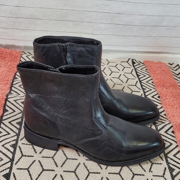 LAREDO HOXIE WESTERN BOOT IN BLACK, SIZE 11 - Picture 3 of 16